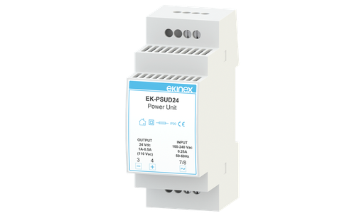 [EK-PSUD24] EKINEX EK-PSUD24 Alimentatore Switching 230Vac 24Vdc 1A