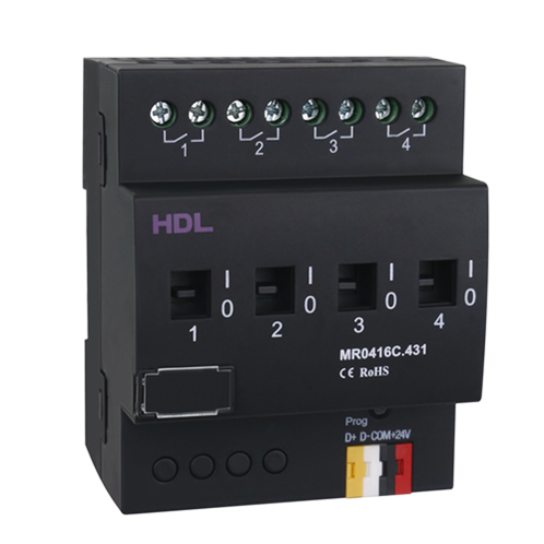 [THOM004076] HDL MR0416C.431 Attuatore barra DIN 4CH 16A Energy Meter