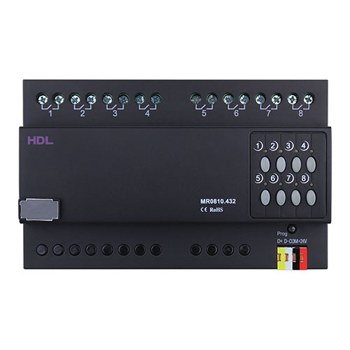 [THOM004080] HDL MR0810.432 Attuatore barra DIN  8CH 10A