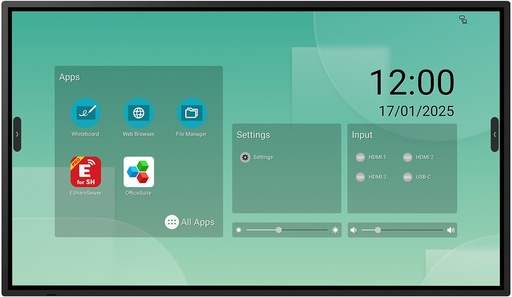 [TPLC001623] SHARP PN-LM551 Monitor smart touch D-LED 55", UHD, 18/7, 500 cd/m2