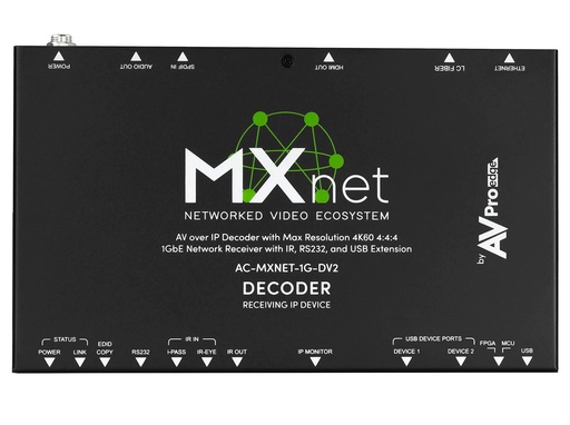 [THOM003598] AVPro Edge AC-MXNET-1G-DV2 Ricevitore 1G AV over IP Evolution II