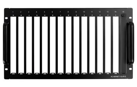 [THOM003628] AVPro Edge AC-MXNET-1G-R15-BLANK Piastra rack per ricevitori/trasmettitori SDVoE AV over IP bianco