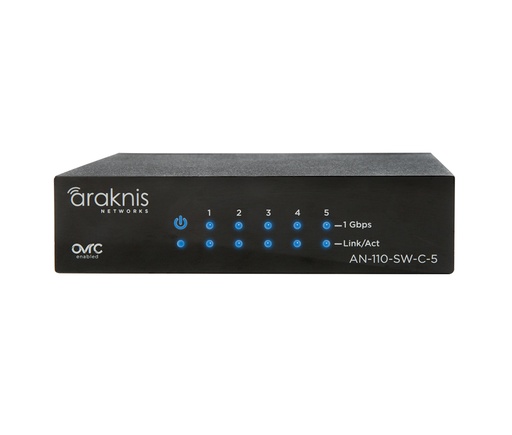 [TRET000187] Araknis AN-110-SW-C-5P Unmanaged+ switch 5 porte con alimentazione PoE+