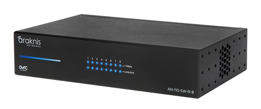 [TRET000194] Araknis AN-110-SW-R-8 Unmanaged+ switch 8 porte posteriori