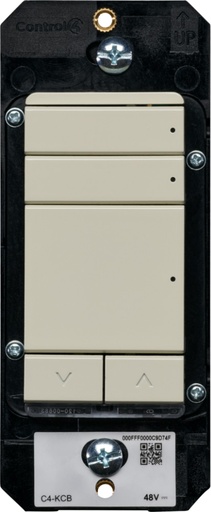 [THOM002327] CONTROL4 C4-KCB-C-LA Tastiera configurabile RS-485 Contemp. Almond