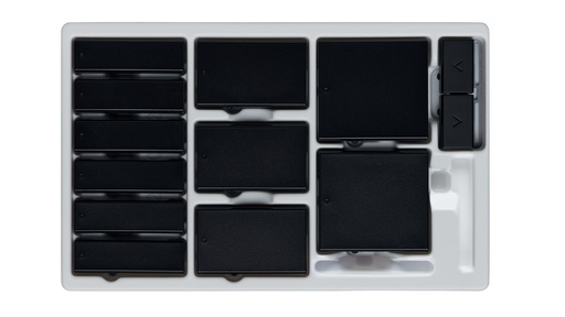 [THOM002254] CONTROL4 C4-CKSK-C-MB Kit pulsanti tastiere Square Contemp. Mid. Black