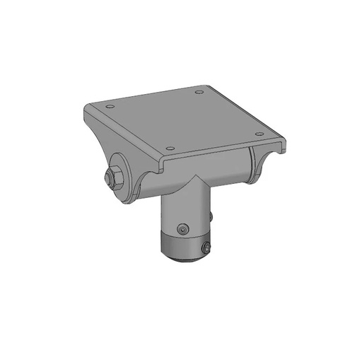 [TVDP001792] EUROMET 11929 ARAKNO FLANGIA SILVER Flangia per soffitti inclinati