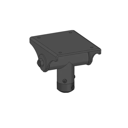 [TVDP001793] EUROMET 11930 ARAKNO FLANGIA BLACK Flangia per soffitti inclinati