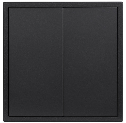 [THOM002642] HDL M/PT2RA.1-AG Tastiera Tile 2 puls. singolo pla ash-gray