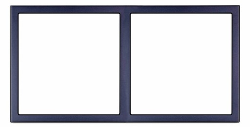 [THOM002668] HDL MP2H-EC/TILE.48-P-AG Frame per Tile 2 placche pla ash-gray