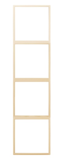 [THOM003160] HDL -MP4V-EC/TILE.48-CG Frame per pannello a 4 posti serie Tile, oro