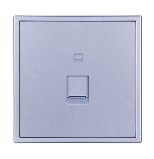 [THOM002686] HDL MP1-W-ETH/TILE.48-SG Placca presa Ethernet serie Tile space-gray