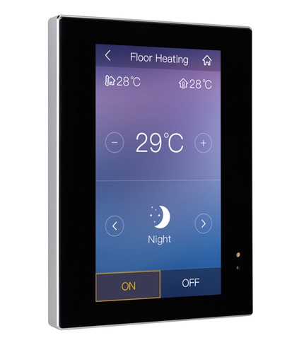 [THOM002715] HDL M/MPTLC43.1-A2-46-BL Enviro Touch Screen KNX 4.3" nero