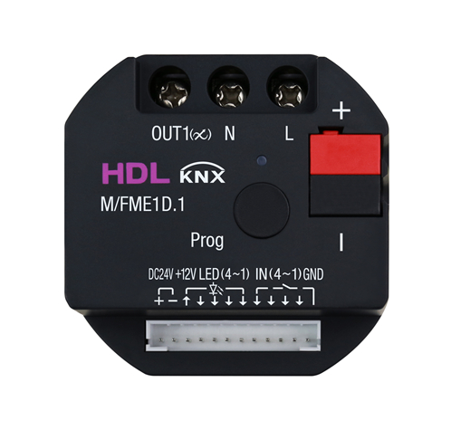 [THOM002743] HDL M/FME1D.1 Dimmer incasso 1CH 1A e 4CH input