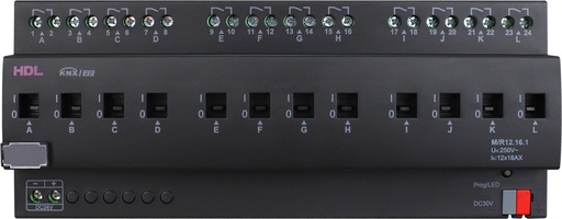[THOM002751] HDL M/R12.16.1 Attuatore 12CH 16A DIN