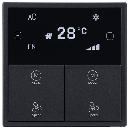 [THOM002658] HDL M/PTOL6.1-AG Termostato Display LCD pla ash-gray