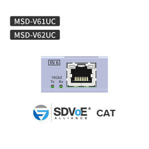 [TGES001805] IDKAV IDK MSD-VIV1UC Ingresso opz. 4K SDVoE LAN 10Gb su cavo CAT6A