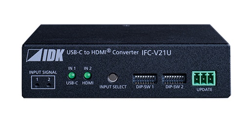 [TGES001983] IDKAV IDK IFC-V21U Switcher 2x1 USB-C e HDMI 4K@60, out HDMI