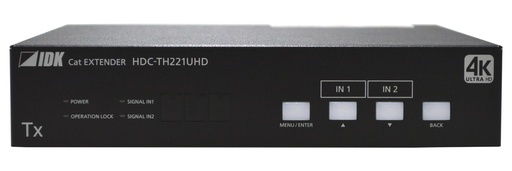 [TGES001333] IDKAV IDK HDC-TH221UHD Trasmettitore HDBaseT+ HDMI/2 out HDBaseT+ HDMI 2.0