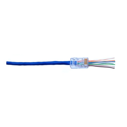 [TGES001041] INVIDEO CAVI TRUCABLE RJ45EZF6 BOX 100 PZ Connettore cavi CAT-6 FTP