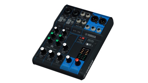 [TAUD000631] YAMAHA MG06 Mixer base a 6 ch, 2 mono + 2 stereo