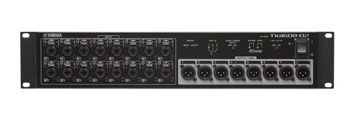 [TAUD001730] YAMAHA TIO1608-D2 StageBox Dante 16 In e 8 Out, campionamento fino a 96 kHz